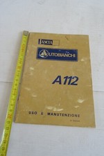 manuale uso manutenzione Autobianchi A 112 1976 2° edizione