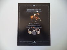 advertising Pubblicità 1989 OROLOGIO THORR