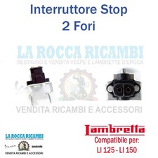 Interruttore Stop 2 Uscite Lambretta LI 125 Serie 1/2/3 - TV 175 Serie 3 -
