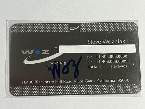 Steve woz wozniak - "woz",