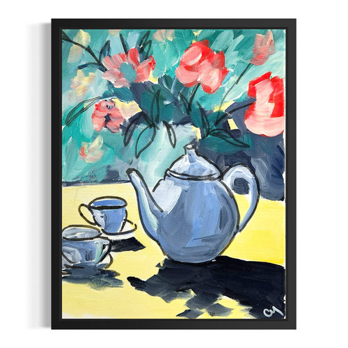 Original tea party 11x14 - original,