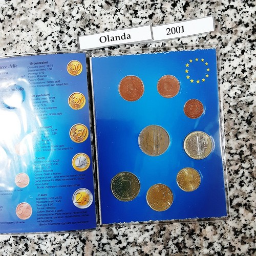 Euro olanda 2001 folder - euro,