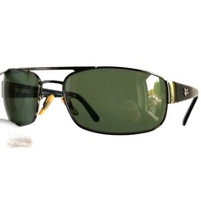 occhiali da sole RAY BAN RB 3188 Leather 004/48 sunglasses black frame polarized