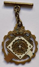 Distintivo RACI Reale Automobile Club d'Italia 1935 Napoli V Conferenza Traffico