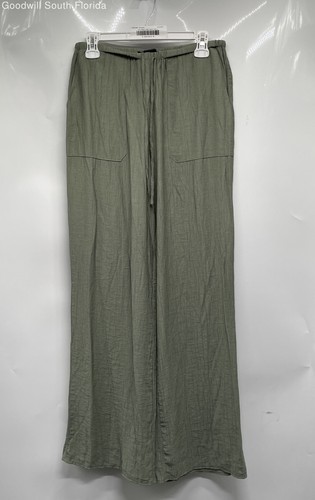 Zara womens green elastic - zara,