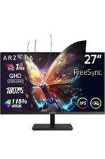 ARZOPA Monitor Gaming 27 Pollici 180Hz 2K QHD IPS 2560x1440 Schermo PC Gaming 