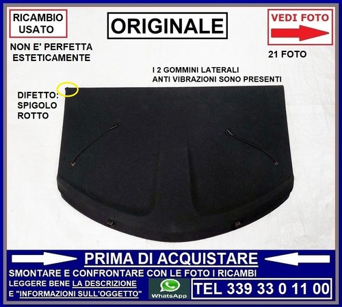 Cappelliera mensola posteriore - cappelliera,