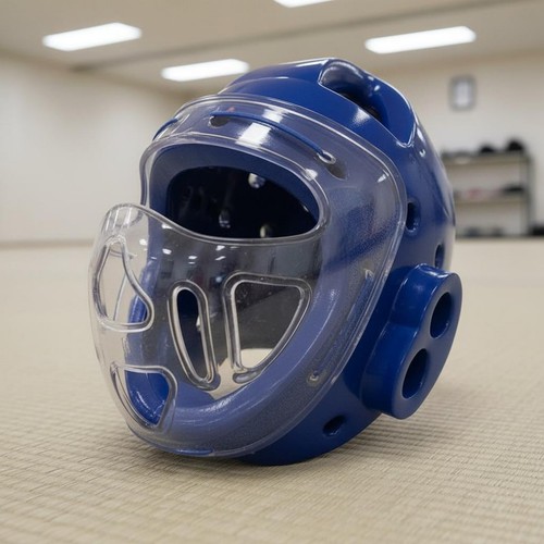 Casco taekwondo con visiera - taekwondo,