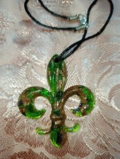 CIONDOLO FONTANA -VETRO DI MURANO.,,