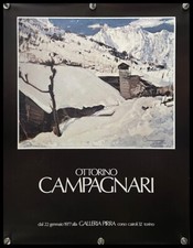 1977 * Manifestino, Poster Arte "Ottorino Campagnari - Galleria d'Arte Pirra" To