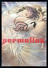 PERMAFLEX VERO AMORE poster manifesto affiche Bed Letto Materasso Milo Manara Q2