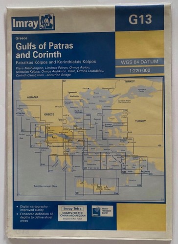 Carta nautica grecia imray g13 - carta,