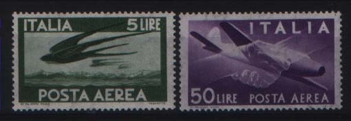 Posta aerea 1957 nuovi - posta,