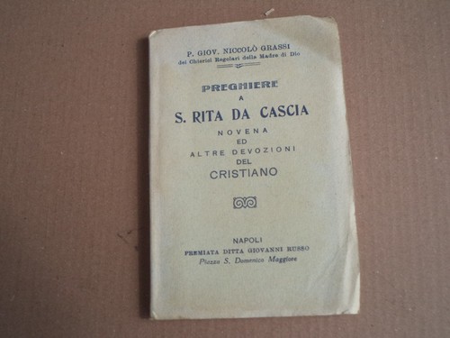 Antico libretto preghiere - antico,