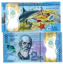 Costa Rica Billet 2000 Colones