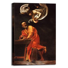 Caravaggio san Matteo e