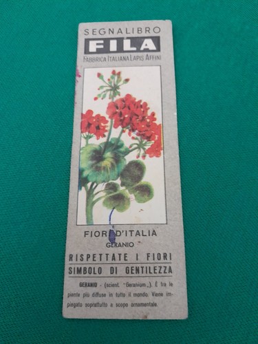 Segnalibro fila fiori retro - segnalibro,