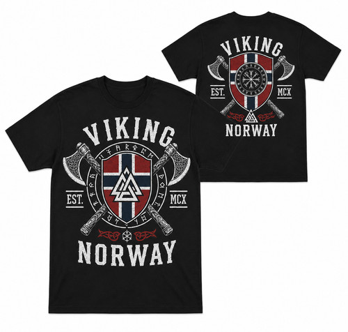 Shirt norvegese bandiera - t-shirt,