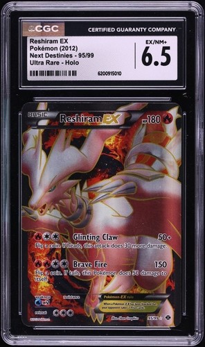 Carta pokemon cgc reshiram - 6.5,