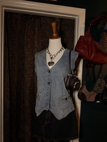 Gilet denim donna - , vintage