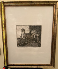 QUADRO Reggiori - Eremo di Santa Caterina - matita