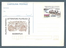 ITALIA REP. - Cart. post. - 1987 - LEVANTE '87 - Manifest. fil. naz.