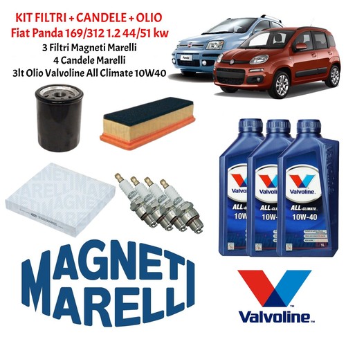 Kit tagliando filtri - tagliando, candele