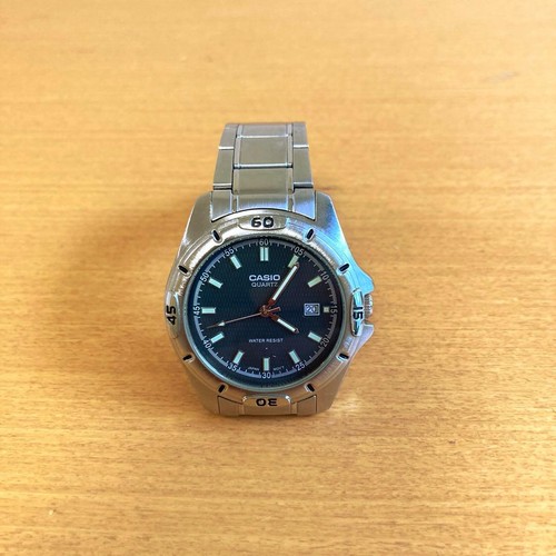 Casio mtp 1244 quadrante nero - mtp-1244,