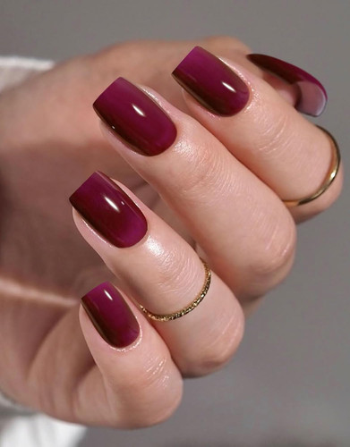 Unghie gel adesive - uv, rosso