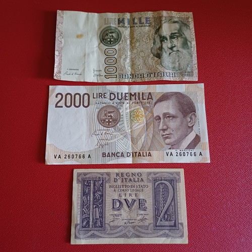 Vecchie banconote italiane - vecchie,
