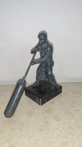 Scultura bronzo mastro - bronzo, "mastro