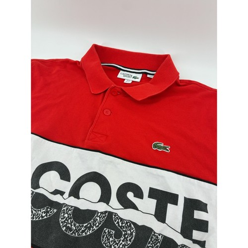 Polo uomo lacoste sport rossa - polo,