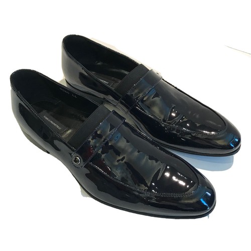Scarpa blu vernice carlo - vernice,