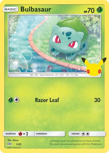 Bulbasaur holo foil promo - bulbasaur,