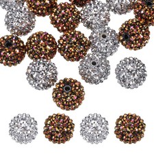 Perline resina strass 20mm