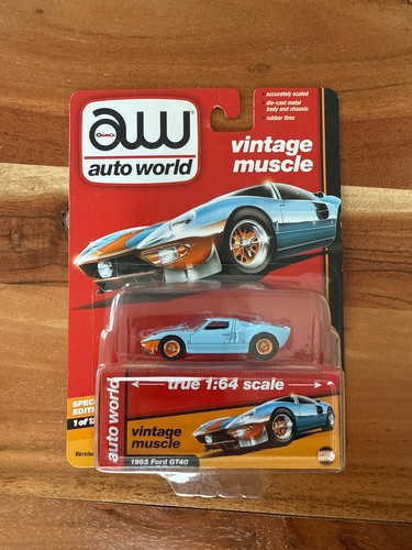 Auto world 1965 ford gt40 - 1:64,