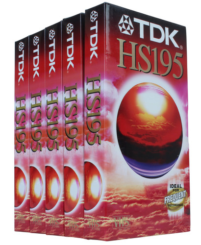 Tdk lotto cassette vhs - cassette,