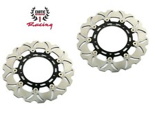 2 Front Brake Disc Rotors Set