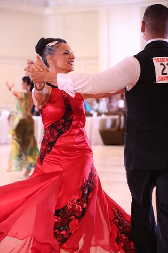 Abito vestito maxi rosso tango - vestito,