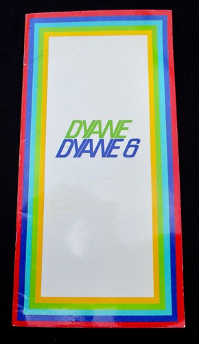 Citroen dyane 15x30cm 1968 - citroen,