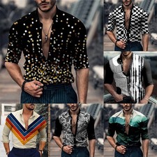 Camicia uomo top stampa 3D