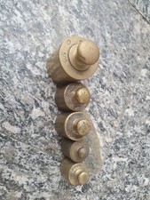 Pesi Ottone Bilancia Vecchi Rari  5 Pezzi Leggere