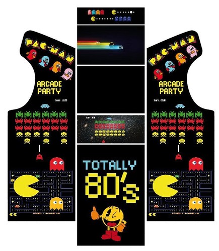 Stickers borne arcade - borne, (modèle