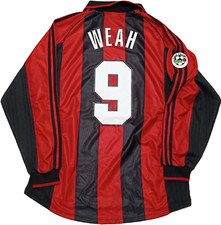 Maglia calcio vintage weah - maglia,