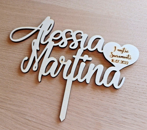 Cake topper personalizzato con