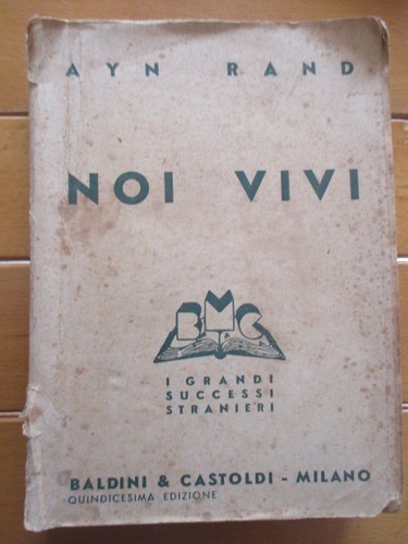 Romanzo noi vivi - romanzo, di