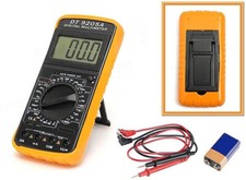 Multimetro digitale tester puntali elettronico e misuratore corrente elettrica