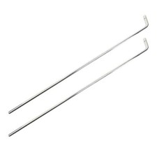 Stelo Specchio 2x14" Acciaio