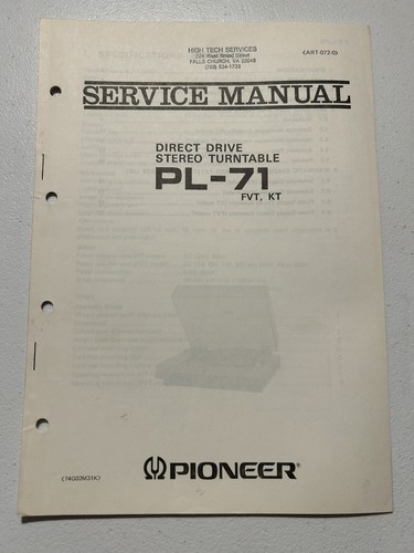 Pioneer direct drive - pioneer,