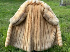 Cappotto di volpe pelliccia di volpe Fox coat taglia 38-40Giacca in volpe canadese